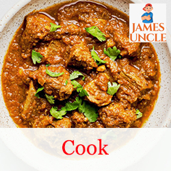 Domestic cook Mrs. Nilima Das in New Barrackpore